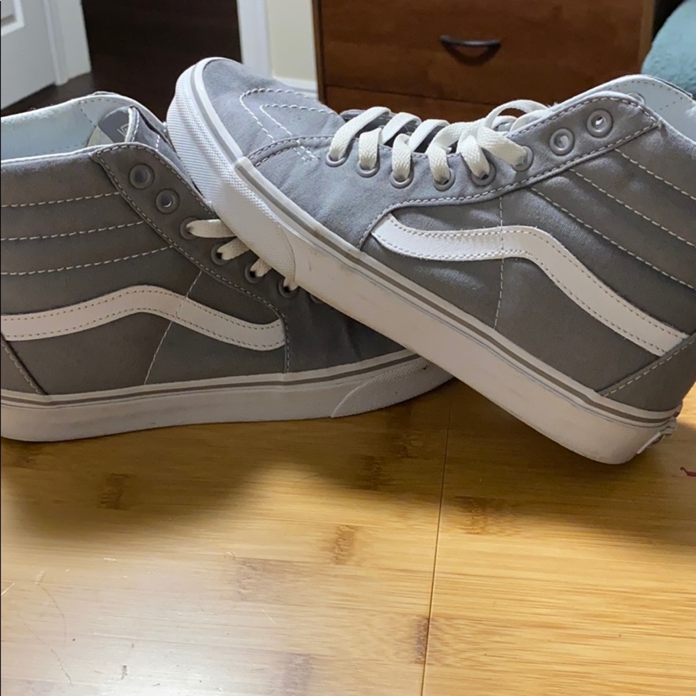 Grey Vans High-Top Old Skool M7.5/W9